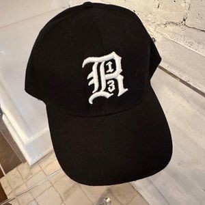 R13 Black Baseball Cap, Never Worn.